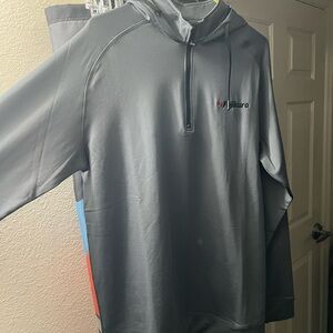Fujikura Gray Hoodie 1/4zip